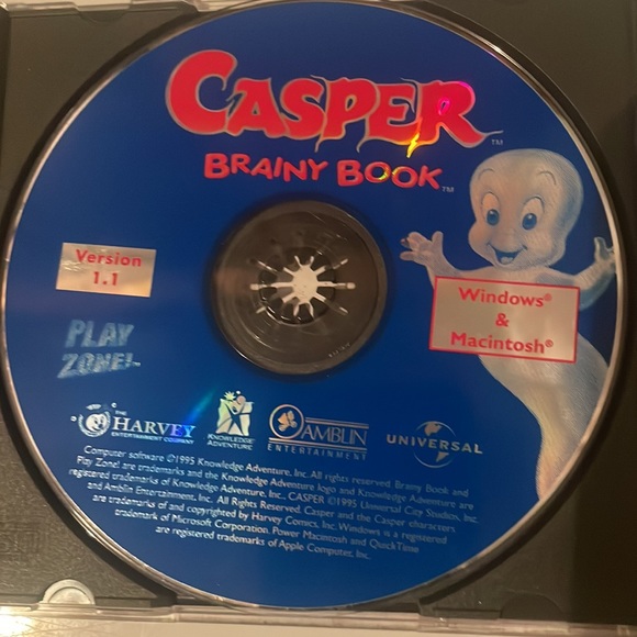 Casper brainy book cd ROM - Picture 3 of 4